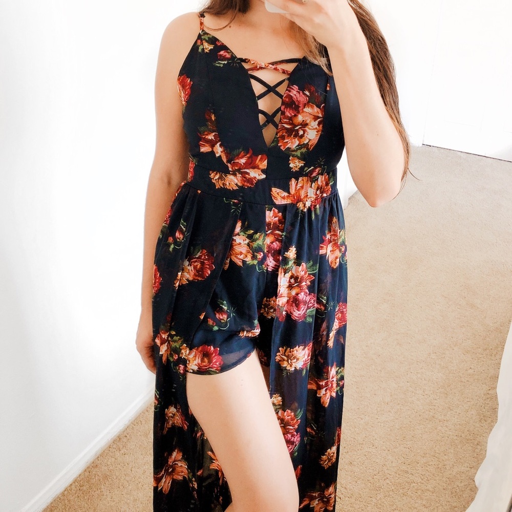 Floral Romper Dress
